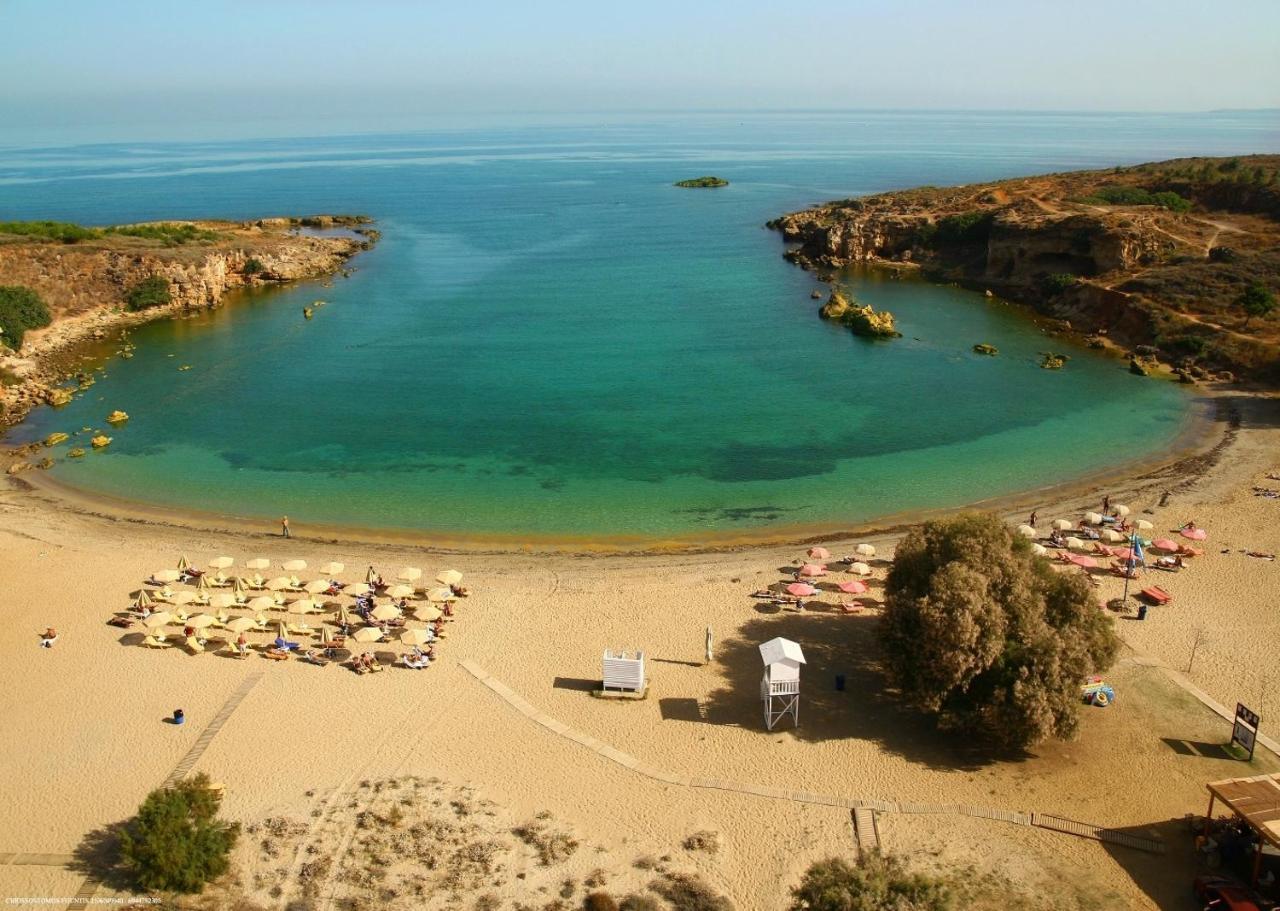 Poseidon Apartments Kato Daratso Buitenkant foto