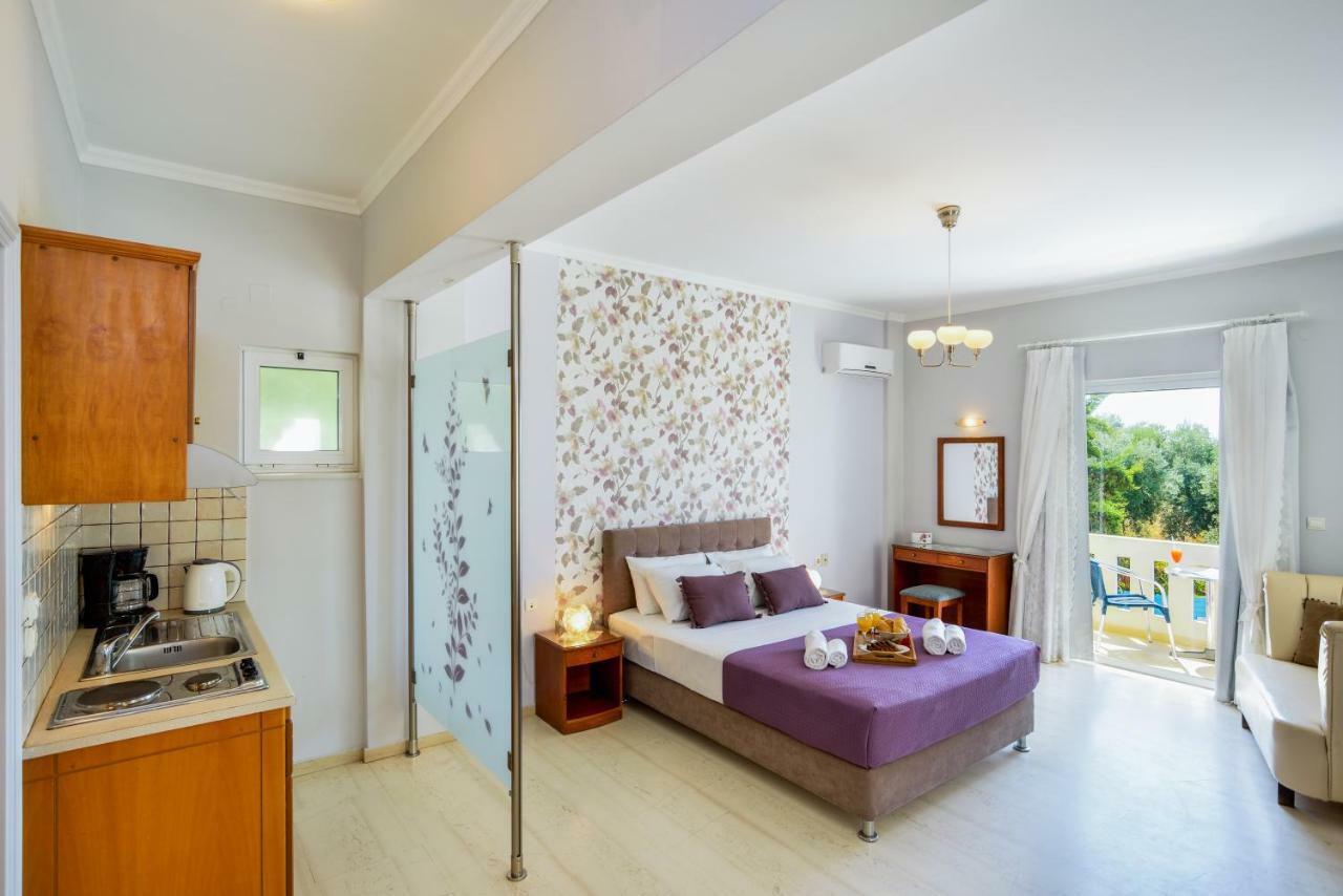 Poseidon Apartments Kato Daratso Buitenkant foto